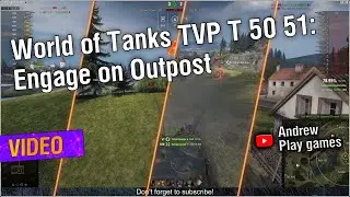 World of Tanks TVP T 50 51: Engage on Outpost #worldoftanks #wot #nocommentary