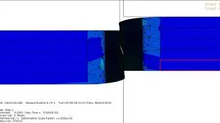 Cutting simulation with die/punch | Simulation de découpe avec matrice/poinçon