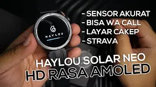 300RB-AN MENANG BANYAK, LAYAR CAKEP!! REVIEW SMARTWATCH HAYLOU SOLAR NEO