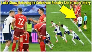 England Player Holds Back from Celebrating Penalty Shoot-out Victory Against Swiss