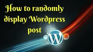 How to Ramdomly display wordpress post videos | random post wordpress tutorials