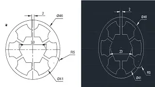 Autocad Drawing Excercise - 11 in Hindi /Autocad Tutorial/2d Drawing/Autocad Design