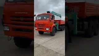 Бортовой КАМАЗ 43118 евро 2 с КМУ HKTC 7016