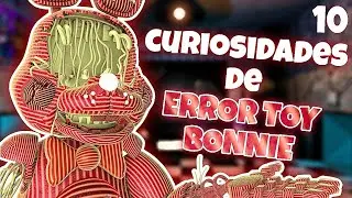 10 CURIOSIDADES DE ERROR SYSTEM TOY BONNIE | THE PAPER BONNIE | #fnaf #viral