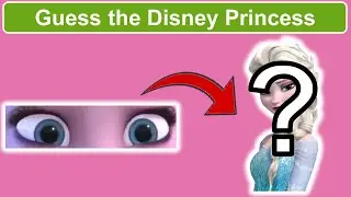 Guess Disney Princesses by Their Eyes | The Quiz Land #Disneyquiz #disneyprincesses