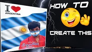 Argentina Supporters photo editing tutorial  Facebook profile photo editing