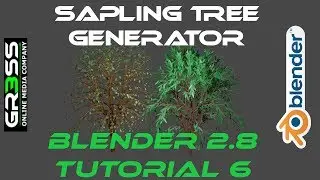 Sapling Tree Addon  in BLENDER 2.8 Tutorial 6 EEVEE