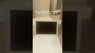 Using An Old MacBook In 2024 Be Like. 