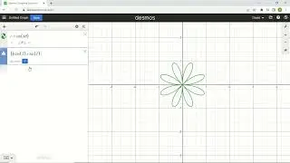 Polar graphing and plotting in desmos