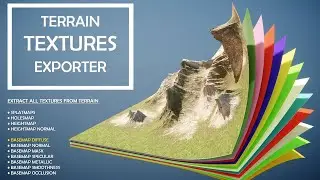 Exporting textures from Unity terrain