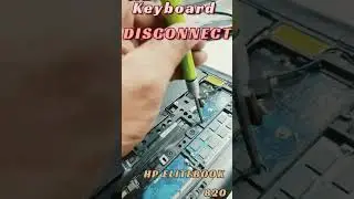 How to disconnect keyboard of hp Elitebook 820 laptop #shortsvideo #shortvideo #shorts #short #hp