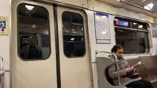Вся Кировско-Выборгская (1) линия Петербургского метрополитена. Девяткино - Проспект Ветеранов