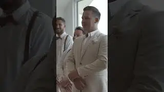 To hear the GASP in that room 🥹🫶🏼 #brisbane #wedding #videographer #weddingphotographer #firstlook