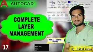 17 layer Management  |AUTOCAD|HINDI|