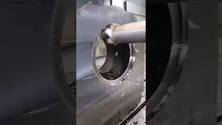 Boring works. Milling of the seat for the O-ring #shortvideo #production