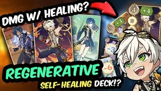 This Deck OUTHEALS EVERYTHING!? Self-HEALING Deck! Genshin TCG Genius Invokation