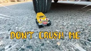 “Taxi, Helicopter, and Jeep vs Crushing Tire! Who Will Hold Up?”