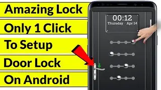 नई शैली का Door Lock Unlock On Android | 1 Click To Setup Door Lock | By TECH SAME TV