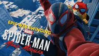 Epic Web Swinging & Stunts in Spider-Man: Miles Morales (PS5/60fps)