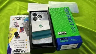 Infinix smart 8 Hd unboxing and modification apple converter