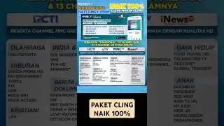 PAKET CLING NAIK 100%