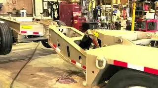 Globe Trailers hydraulic flip nitrogen booster