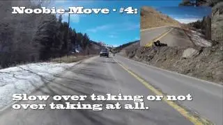 Noobie Mistakes and New Rider Tips