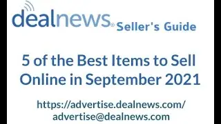 5 of the Best Items to Sell Online in September 2021