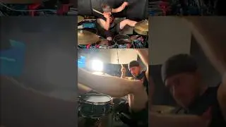 Can YOU do THIS?? 👀 #DrumTricks #shorts #HeadLikeAHole #NIN