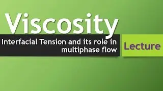 Viscosity: Interfacial tension and its role in multiphase flows| lecture|
