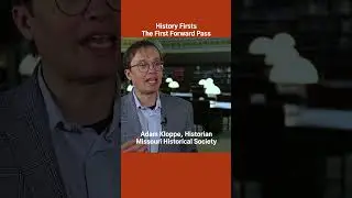Football's First Forward Pass #historyfirsts #football
