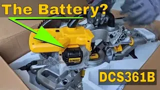 DEWALT 20V MAX Cordless 7-1/4 in || Battery Missing!