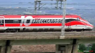 Treni Alta Velocità 4K • AV Roma-Firenze • Frecciarossa, FR1000, Italo/EVO, Intercity, Regionali