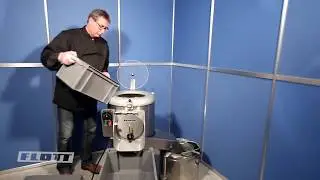 Машина для чистки овощей FLOTT ZS10  Чистка чеснока