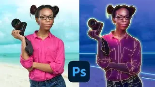 Glow Effect | effet lumineux – Tutoriel Photoshop | Glowing Effect