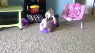 Tiny baby, big fart
