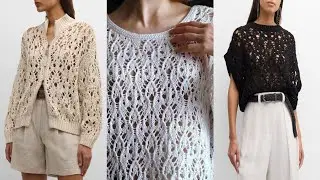 🌿УЗОР Аля КУЧИНЕЛЛИ 📌По кругу и поворотными рядами.