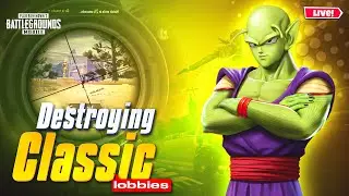 Destroying Classic Lobbies ✨| BGMI Update 3.2 |  Mecha Fusion | #bgmi #bgmilive #live #bgmiupdate