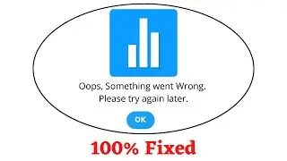 Fix My Data Manager Oops Something Went Wrong Error. Please Try Again Later Problem Error Solved