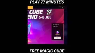 PLAY 77 MINUTES ALL MODS IN FREE MAGIC CUBE || FREE FITE NEW EVENT