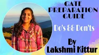 GATE 2019 Experience | Do's and Don'ts | Preparation Strategy