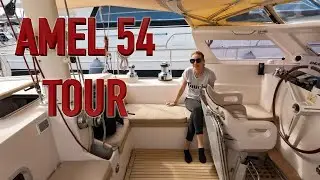 Amel 54 Blue Water Cruiser Boat Tour: Best all around world cruiser!