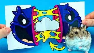 Drawing with Hamster boss Poe Transformation | Nightmare Critters