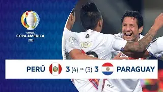 PERÚ 3 (4) - (3) 3 PARAGUAY | COPA AMÉRICA 2021 - RESUMEN