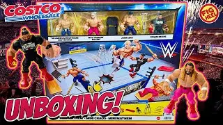WWE Costco Knuckle Crunchers Ring w/ Cody Rhodes, Seth Rollins, John Cena & Roman Reigns Unboxing!