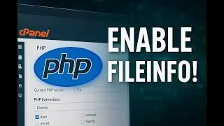 How to enable PHP fileinfo extension on Cpanel
