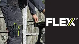 Flex Workwear Grey/Black Trousers