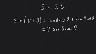 Trigonometry Double Angle Formulas | sin 2x