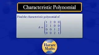 Characteristic Polynomial | Ex 3
