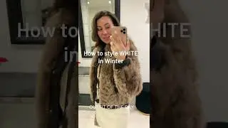 How to style WHITE in Winter | High Knee Boots Outfit of the Day